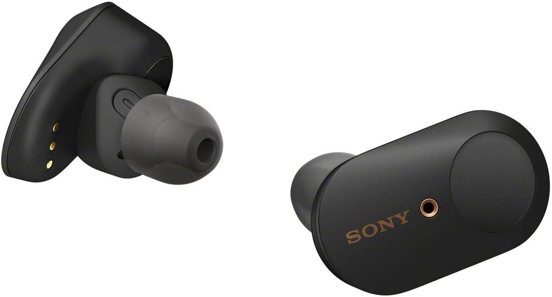 Sony WF-1000XM3 Wireless Noise Cancelling Earbuds, Fully Wireless, Alexa, Bluetooth, High Resolution Equivalent, Up to 6 Hours of Continuous Playback, 2019 Model / Microphone Included, 360