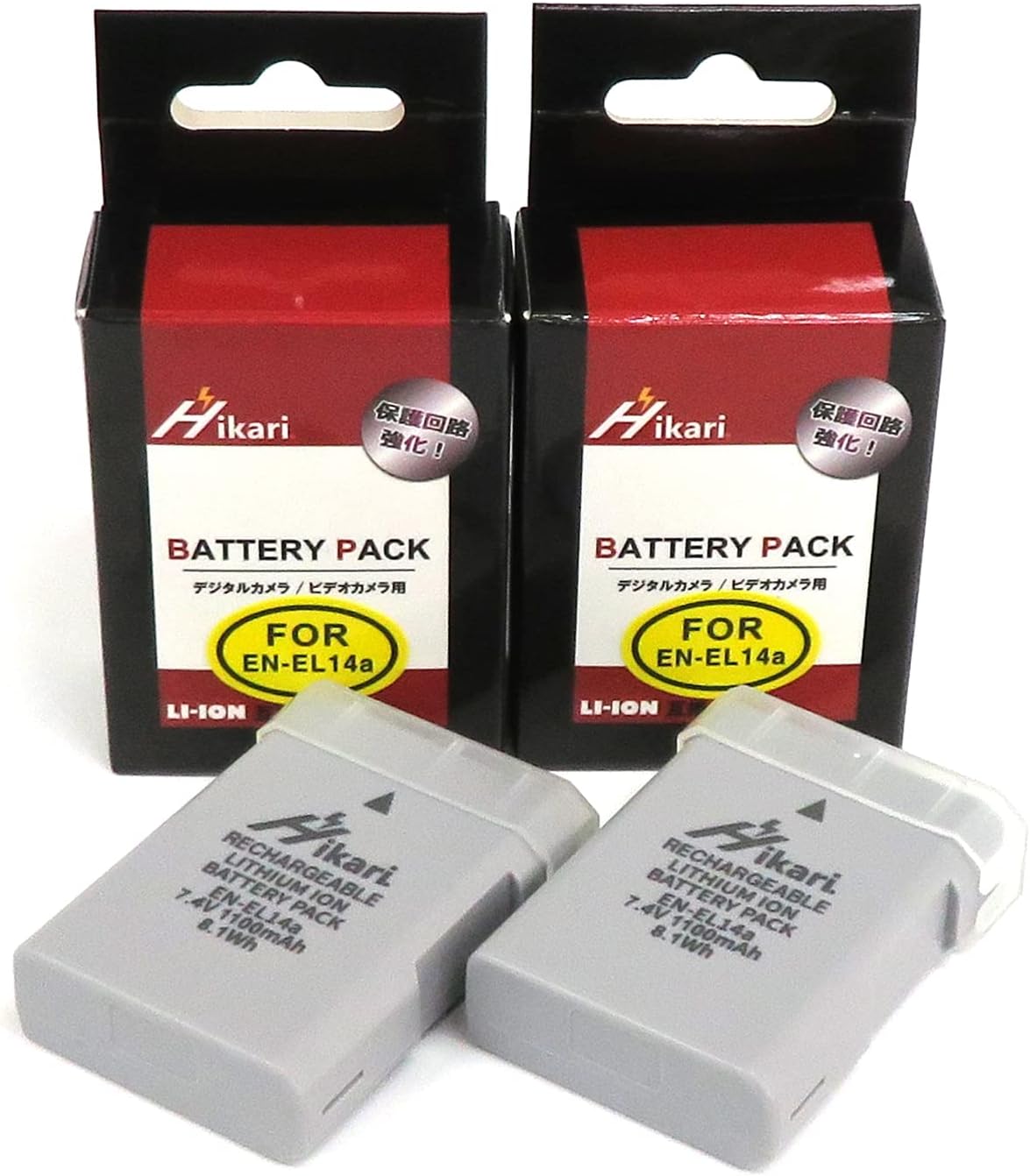str EN-EL14a EN-EL14 High Capacity 1100 mAh High Capacity Nikon Replacement Battery Exceeds Genuine EN-EL14 [Rechargeable with Original Charger, Display Remaining Remaining Remaining Can Be Used Like