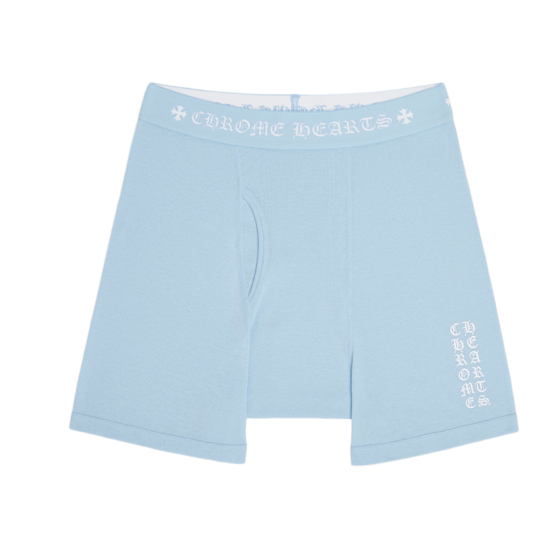 CHROME HEARTS 'BABY BLUE CLASSIC RIB' BOXER BRIEFS