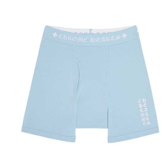CHROME HEARTS 'BABY BLUE CLASSIC RIB' BOXER BRIEFS
