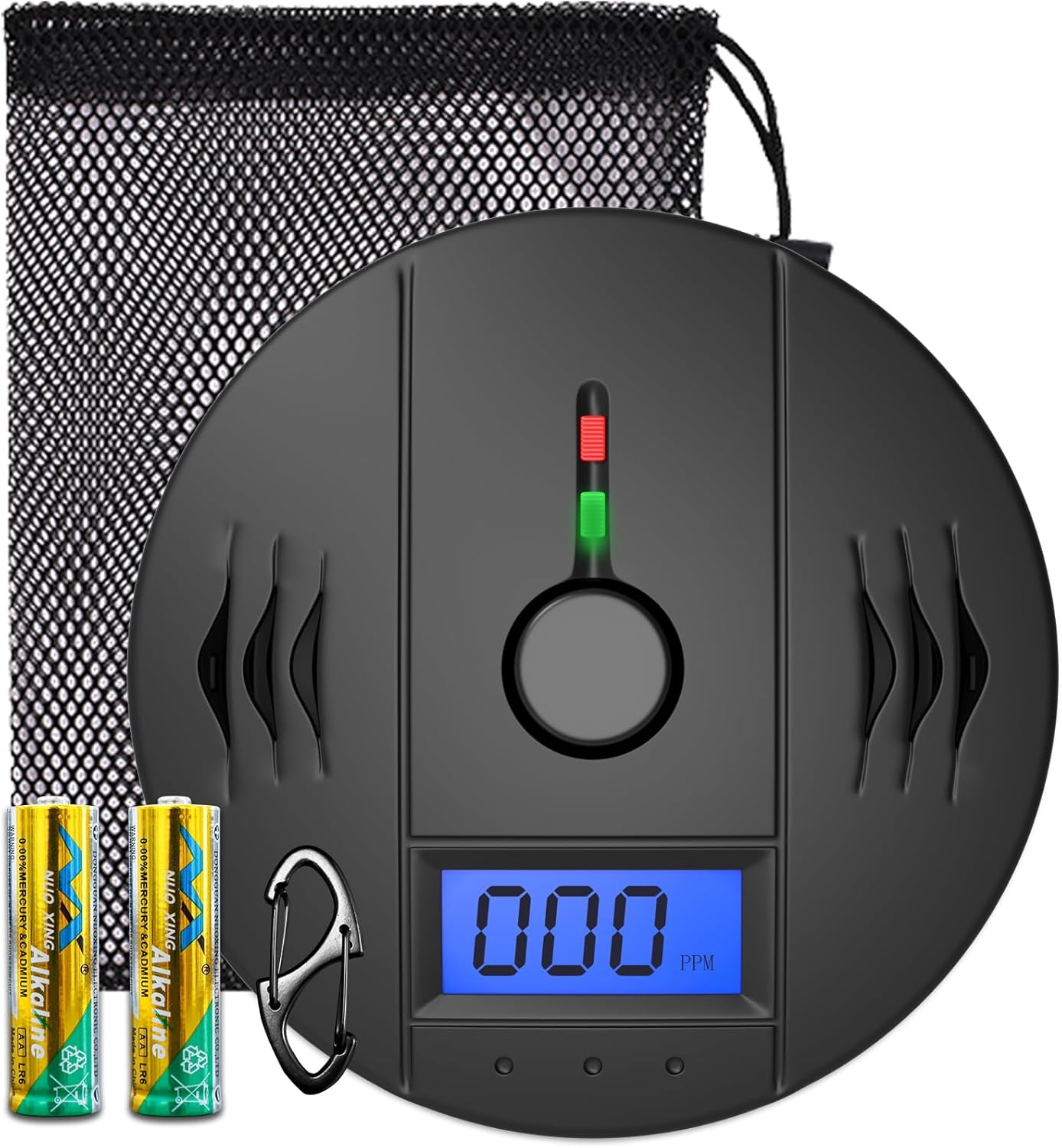 (Equipped with Japanese Sensors & Ideal for Autumn and Winter Camping) Carbon Monoxide Checker, For Camping, Japanese Voice Broadcasting, Carbon Monoxide Alarm, CO Alarm, For Tents, Carbon Monoxide