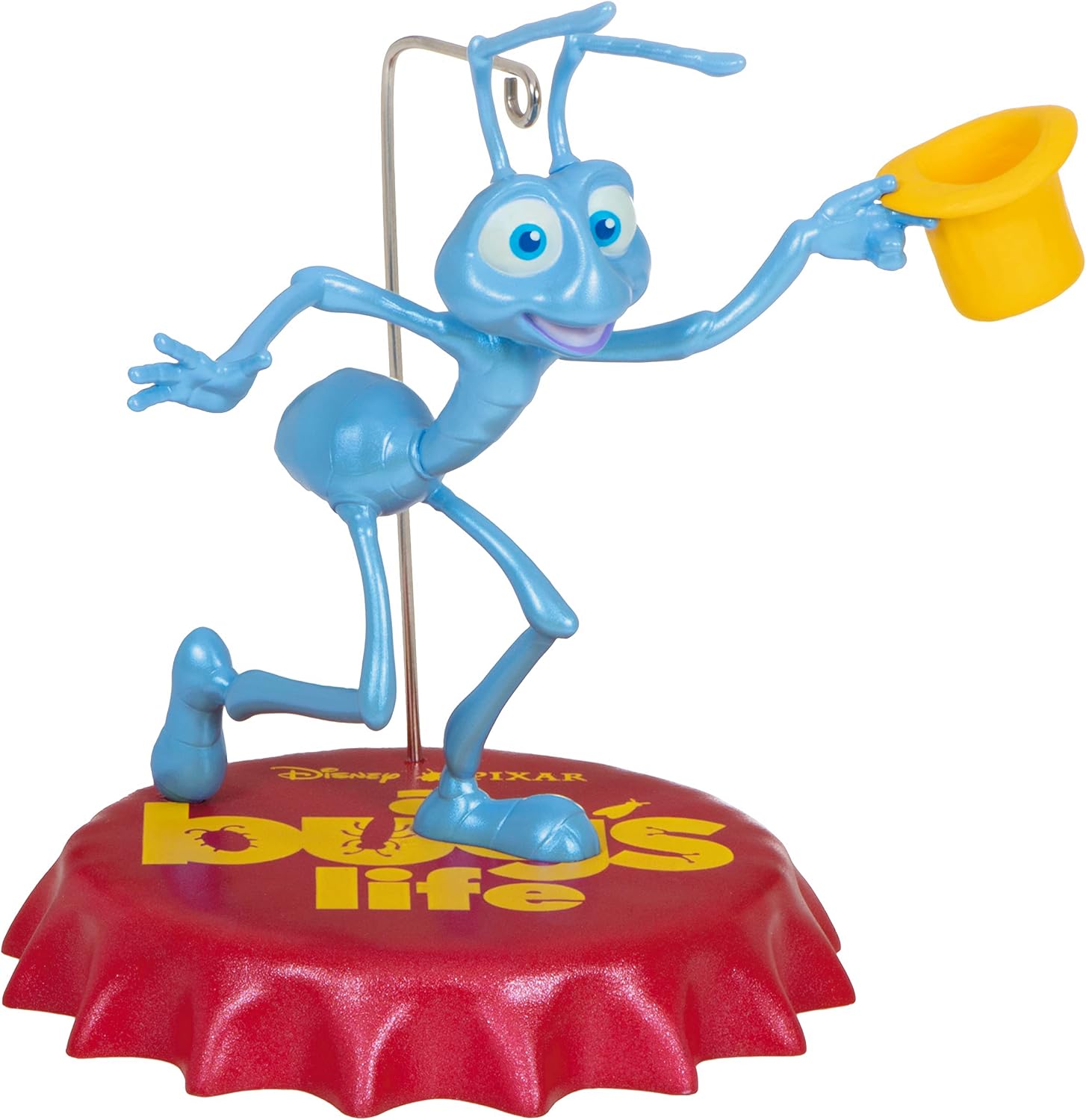Hallmark Keepsake Adorno de Navidad 2023, Disney/Pixar A Bug's Life 25th Anniversary Flik, regalos para fanáticos de Disney