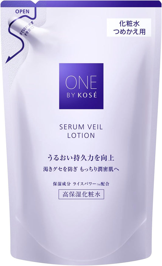 ONE BY KOSE No. 07 Serum Veil Lotion (Refill) 6.3 fl oz (160 ml) Lotion, Moisturizing, Rice Power,