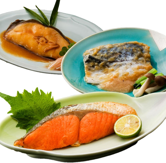 Matsunoe Plump Grilled Moist Boiled Two-Stage Aging, 3 Types, Set of 12, Daimatsu (Shortest 1 Minute), Microwave Boiled Fish, Frozen, Side Dishes, Small Portions, Fish Side Dishes, Japanese Food