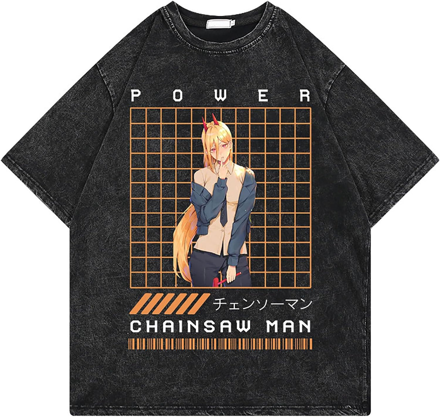 Chainsoman T-Shirt, Short Sleeve, Loose, Breathable, Unisex, Anime Goods