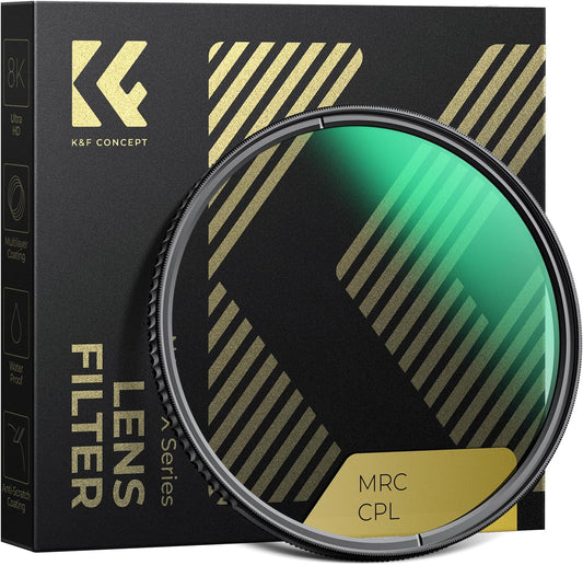 K&F Concept 112mm PL Filter for Nikon Z 14-24mm f2.8S Lens, Japanese AGC Optical Glass, HD Super Resolution, High Transmittance, Low Reflectivity, 28 Layer Nano Coating, Circular Contrast,