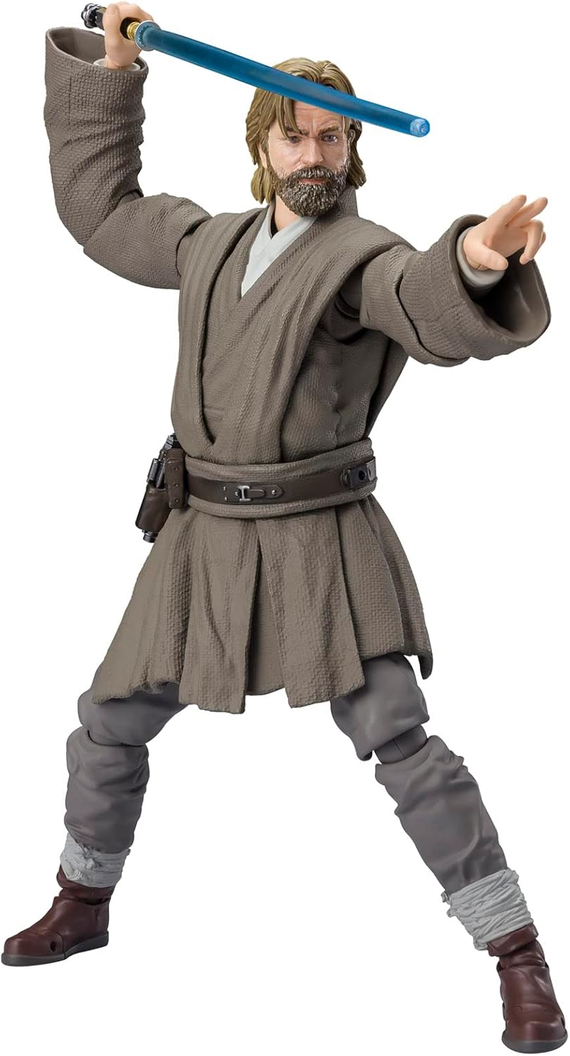 S.H. Figuarts Obi-Wan Kenobi, Approx. 5.9 inches (150 mm), PVC, ABS, Fabric, Pre-painted Action Figure