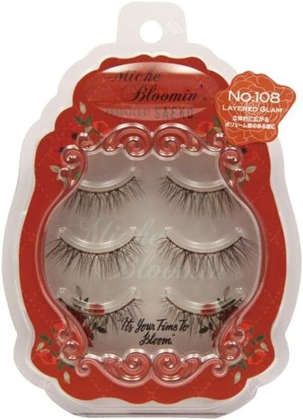 Wellness Beaute Mish Blue Min No.108 Layered Gram, 3 Pairs