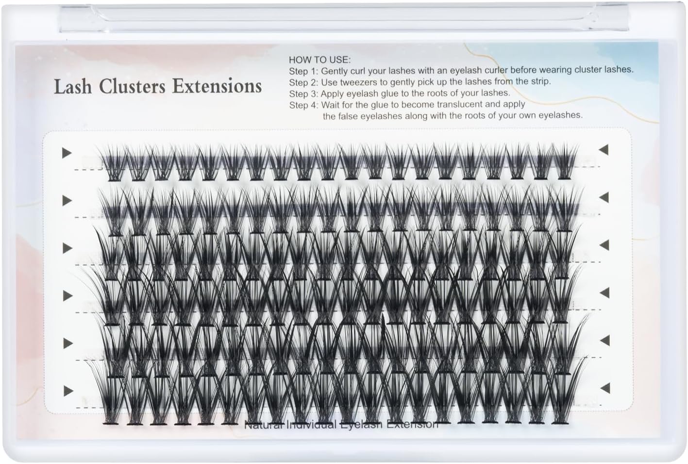 MAEXUS False Eyelashes, 120 Bundles Partial False Eyelashes, Super Dense False Eyelashes for Actress and Cosplay Makeup, Soft and Comfortable Part False Eyelashes for Doll-Like Sweet Eyes, C-Shape