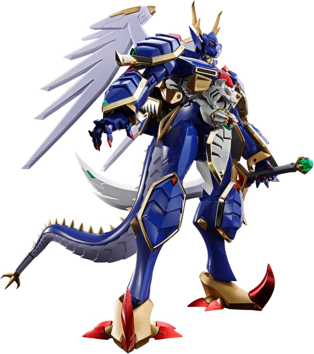 Tamashi Nations Soul of Chogokin Super Robot War OG GX-119 Ryuu-Oh, Approx. 8.3 inches (210 mm) & 7.9 inches (200 mm) Diecast, ABS & PVC Pre-painted Action Figure