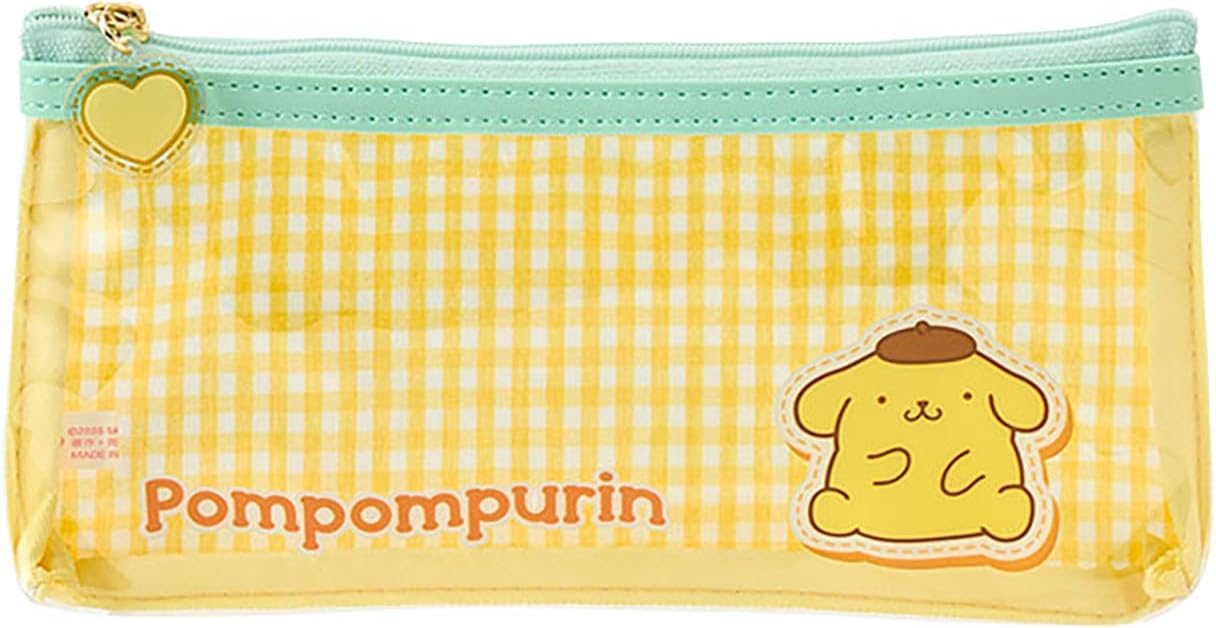 Sanrio Clear Pencil Case, PVC, Laminated Cotton, For Ages 3 and Up, Character 2025
