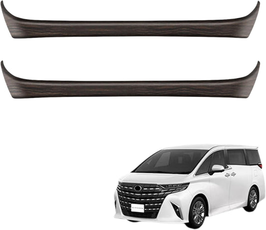 Compatible with Alphard Vellfire 40 Series Exclusive Back Seat Handle Trim Cover Panel, Custom Parts, Accessories, Interior Goods (Woodgrain Brown)