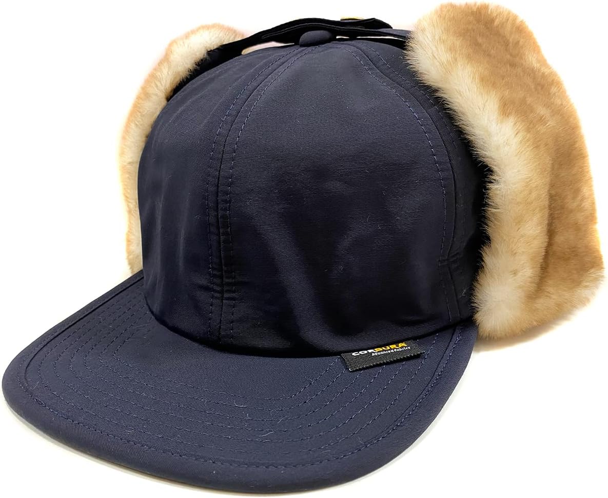 Basic Ench Cordura 60/40 Flap Cap, Cordura, Made in Japan, Earmuffs, Hat, Antibacterial, Deodorant, Women's, Men's, One Size Fits Most