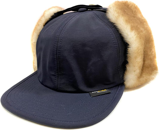 Basic Ench Cordura 60/40 Flap Cap, Cordura, Made in Japan, Earmuffs, Hat, Antibacterial, Deodorant, Women's, Men's, One Size Fits Most