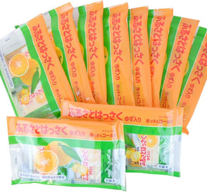 Setoda Hassaku Hometown and Tassaku Yuzu Containing, 10 Bag Set (0.5 oz (15 g) x 6 Bags x 10) Powdered Soft Drink, Hiroshima Prefecture Mihara Agricultural Cooperative Association