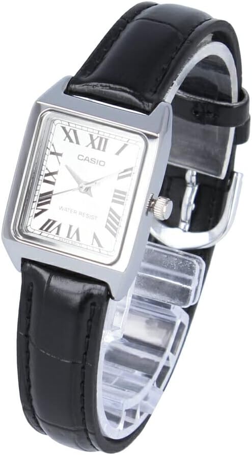 CASIO LTP-V007L-7B1 Casio Standard Cheap Casio Watch Ladies Quartz Brass Leather Black Silver [Parallel Import]