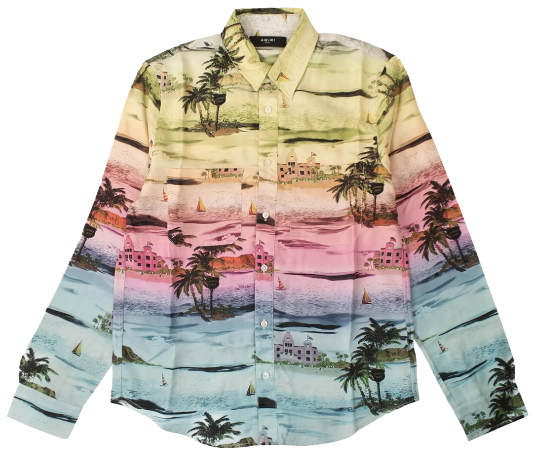 AMIRI 'BEVERY HILLS' MULTICOLOR HAWAIIAN SHIRT