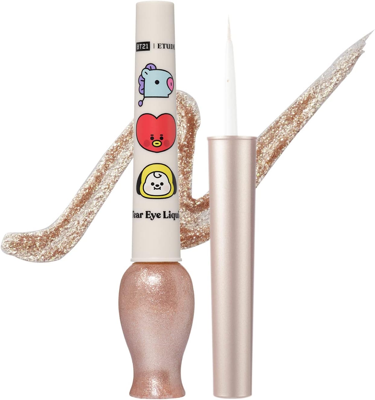 ETUDE BT21 BE101 Tear Eyeliner Tear Bag Glitter Glitter 1.0 Pieces