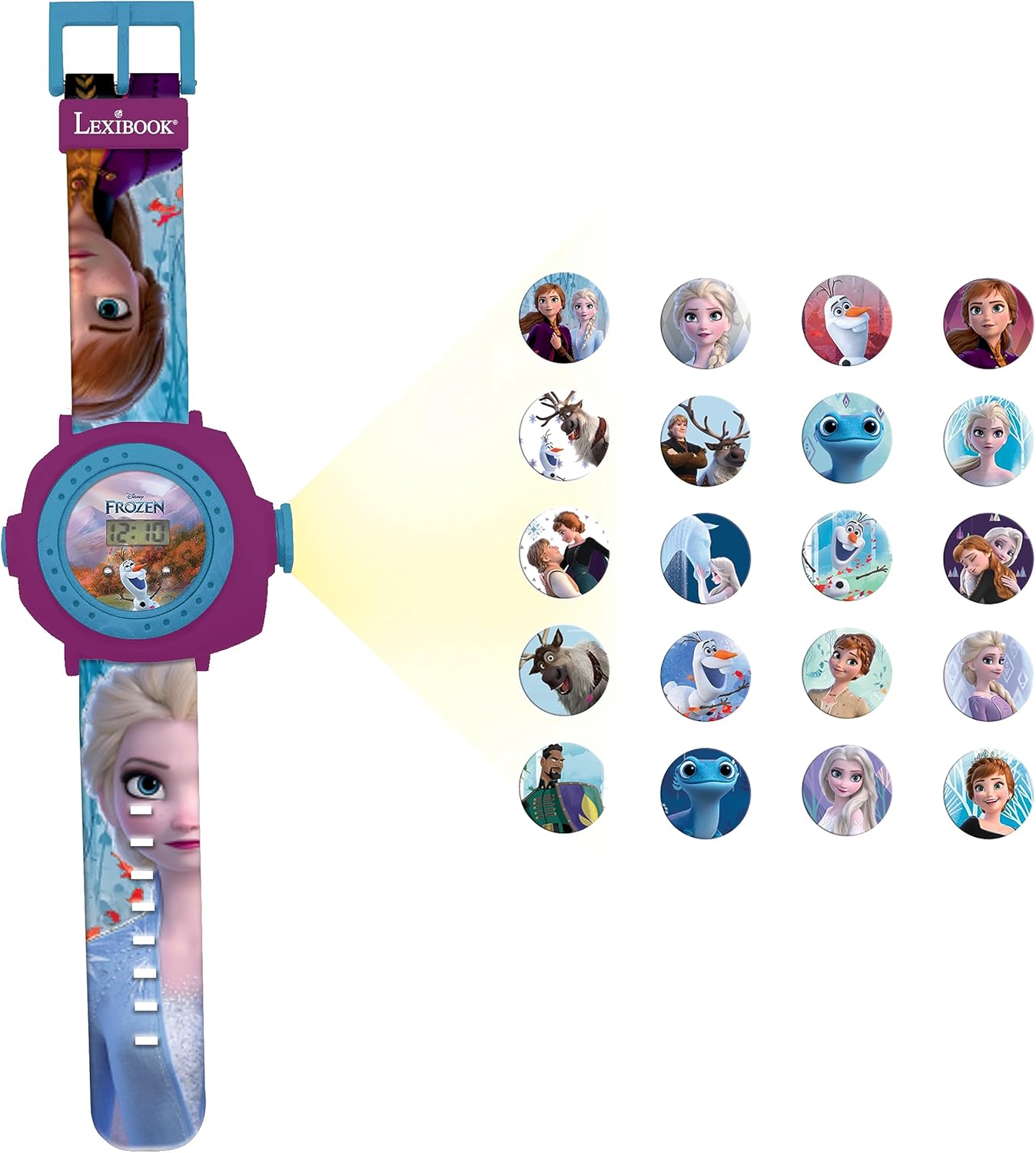 Lexibook Digital Projection Watch Frozen Children Watch DMW050FZ Authentic