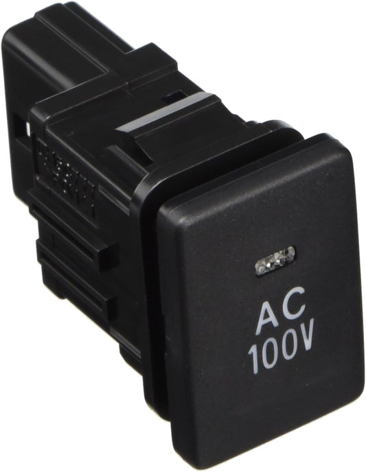 Toyota Genuine Parts Power Outlet (AC100V Accessory Socket) Switch, Alphard/Vellfire/Hybrid Harrier/HYBRID Part Number: 84485-48021