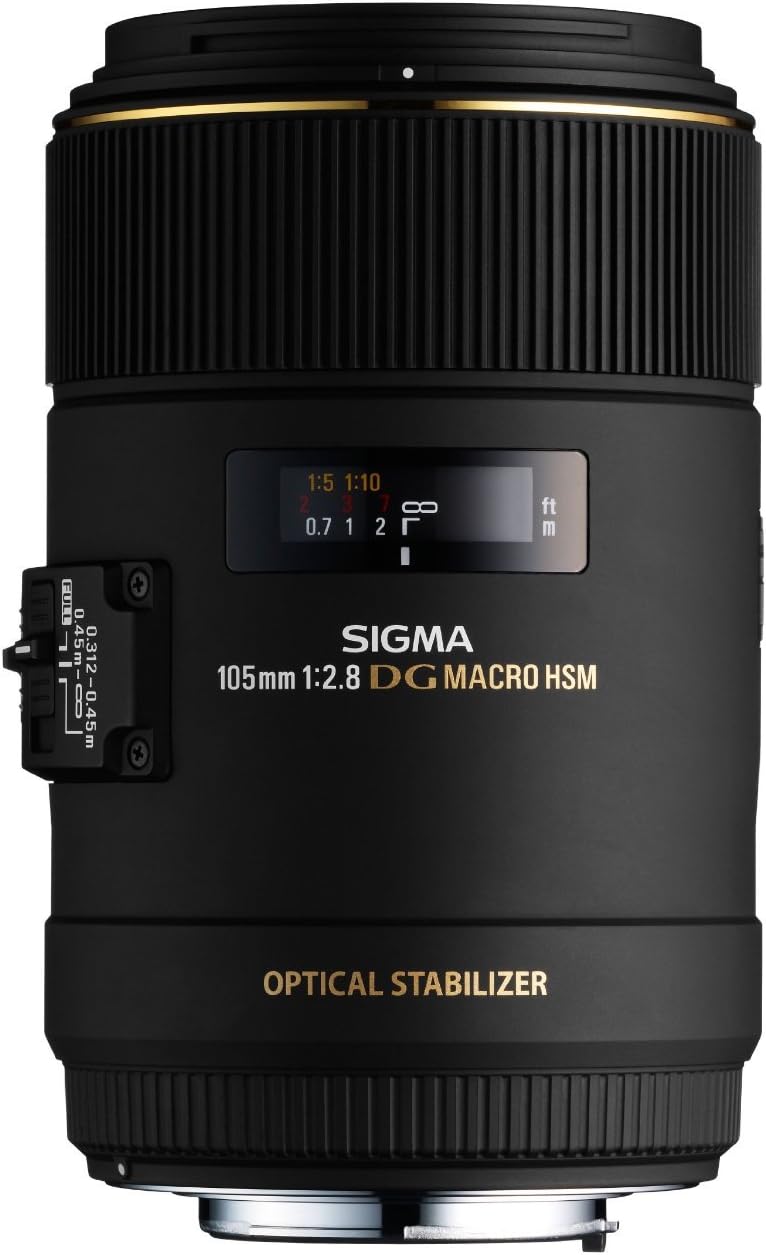 Sigma MACRO 105mm F2.8 EX DG OS HSM SLR Macro lens Black