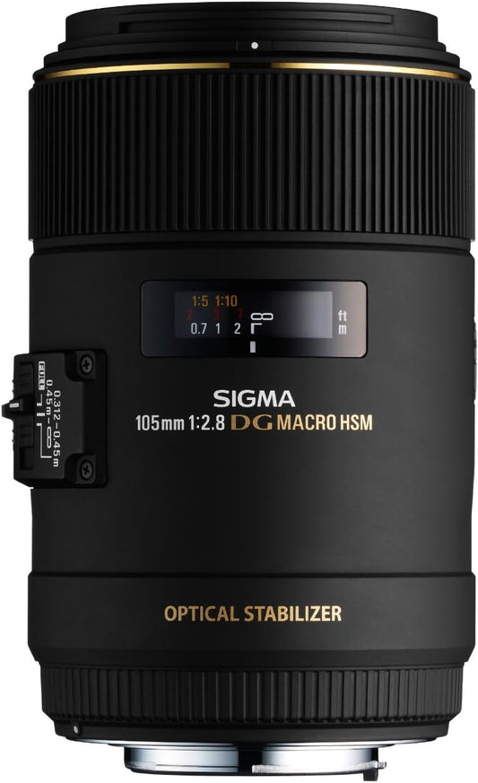 Sigma MACRO 105mm F2.8 EX DG OS HSM SLR Macro lens Black