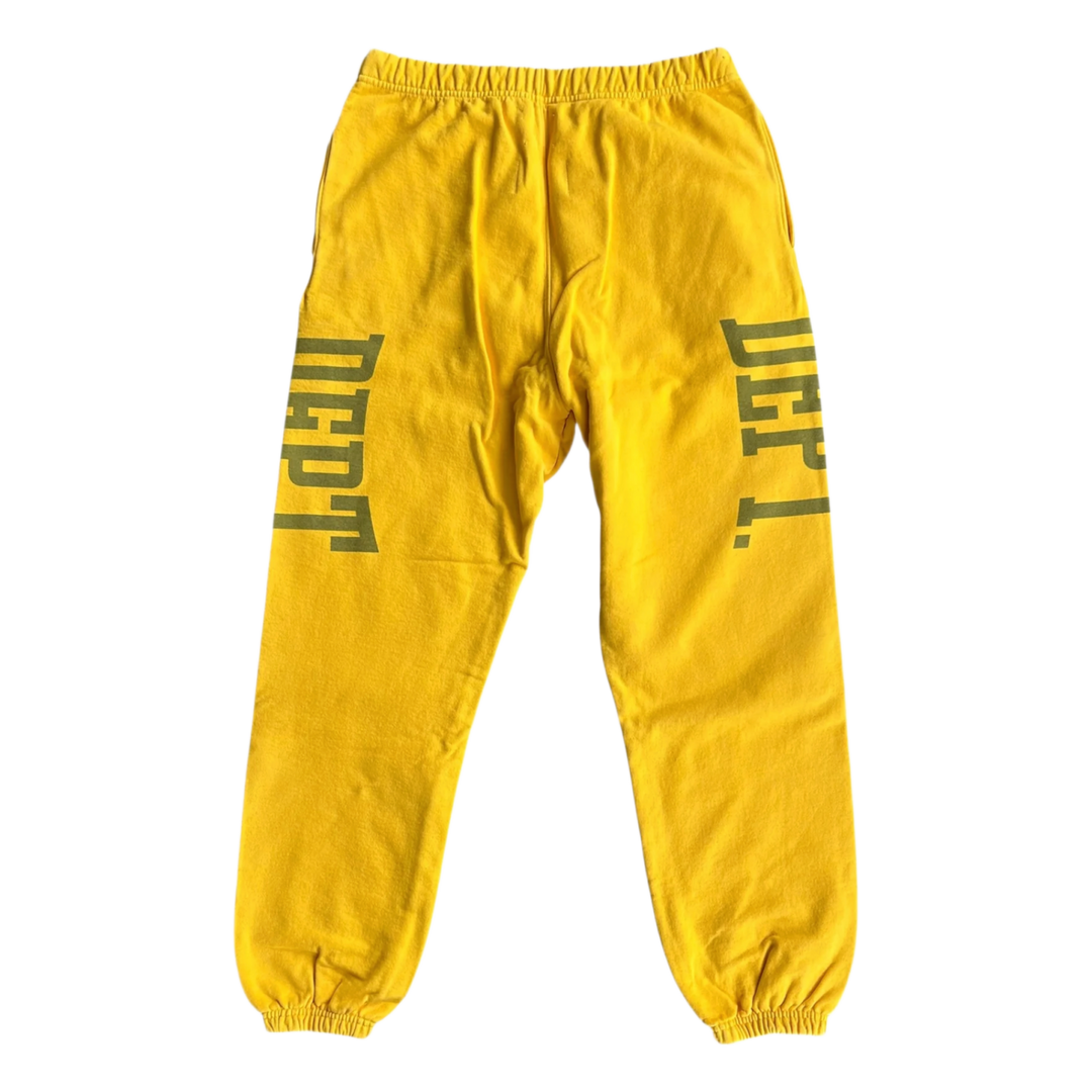 GALLERY DEPT 'YELLOW' LOGO SWEATPANTS