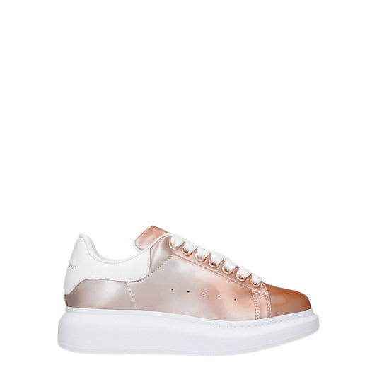 Alexander McQueen アレクサンダーマックイーンスニーカー特大女性PVCピンク/ホワイト - Image 1