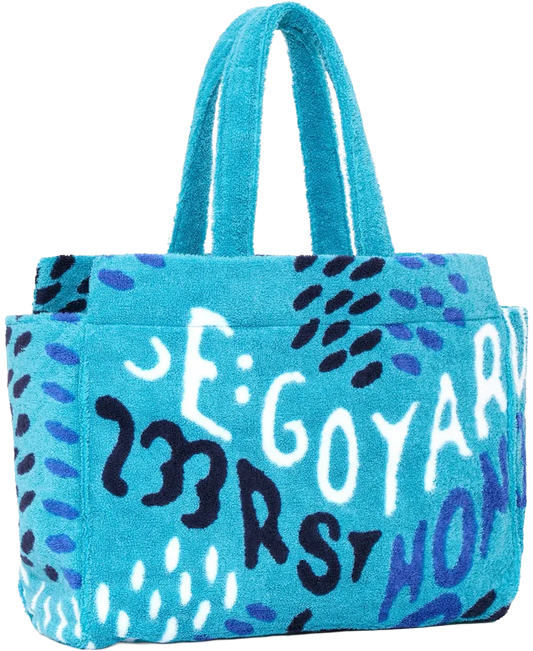 GOYARD 'TURQUOISE' EPONGE TERRY BAG