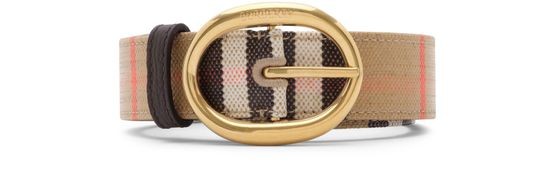 BURBERRY Bloomsbury reversible chequered belt - Image 1