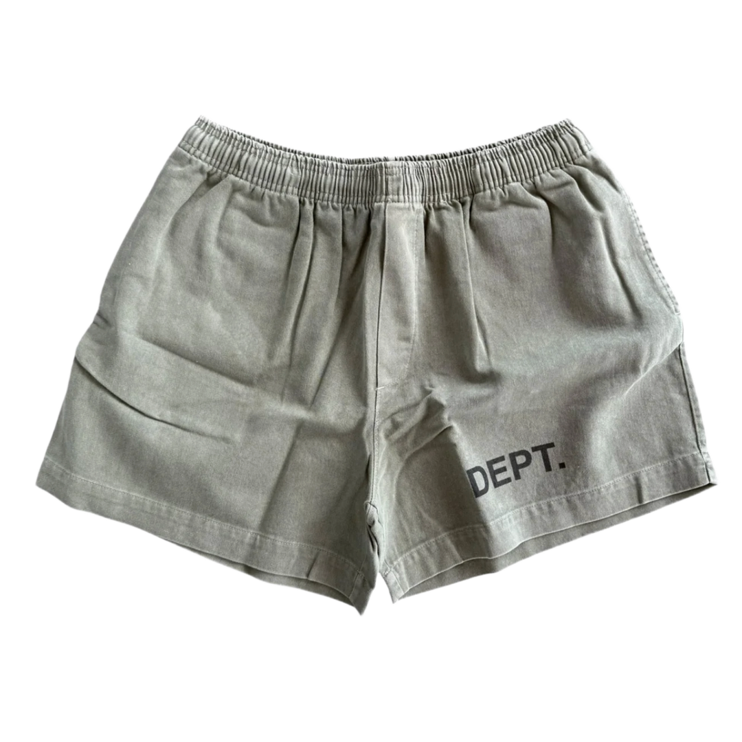 GALLERY DEPT 'OLIVE' LOGO ZUMA SHORTS