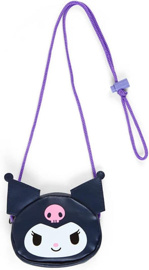 Sanrio (SANRIO) Sanrio Coin Case with Rope Kuromi Kuromi-chan kuromi Coin Case・Pass Case Character 5.3 x 1.2 x 4.3 inches (13.4 x 3 x 11 cm) 765902 SANRIO