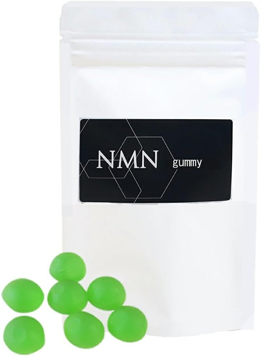 NMN NMN Gummy Supplement, 60 Capsules, Green Apple Flavor, NMN Supplement, Folic Acid, Vitamin C, Vitamin B12, Vitamin B6, Inositol, Biotin, Aging Care, Health Maintenance, Beauty Skin, Nails