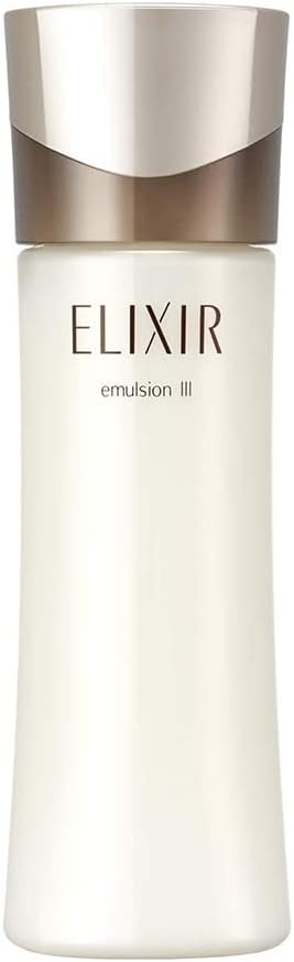 ELIXIR Advanced Emulsion T 3 (Very Moist) 130ml Milky Lotion, Hali, Moisturizing, Tsuyama, Aging Care, Shiseido