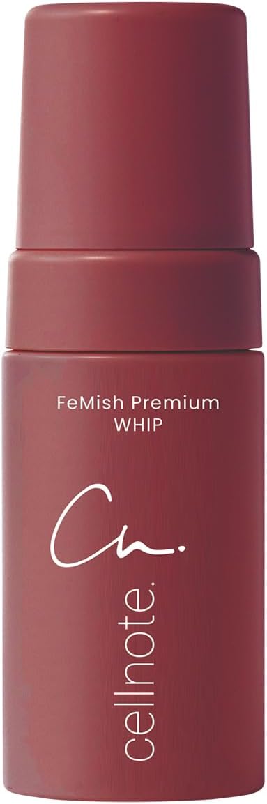 cellnote. FeMish Premium WHIP Delicate Zone Foam Ceramide, Rice Bran Extract, Vitamin C Derivative, Weak Acid, Aromatic Woody Scent, 80ml (Bottle) Mini Size