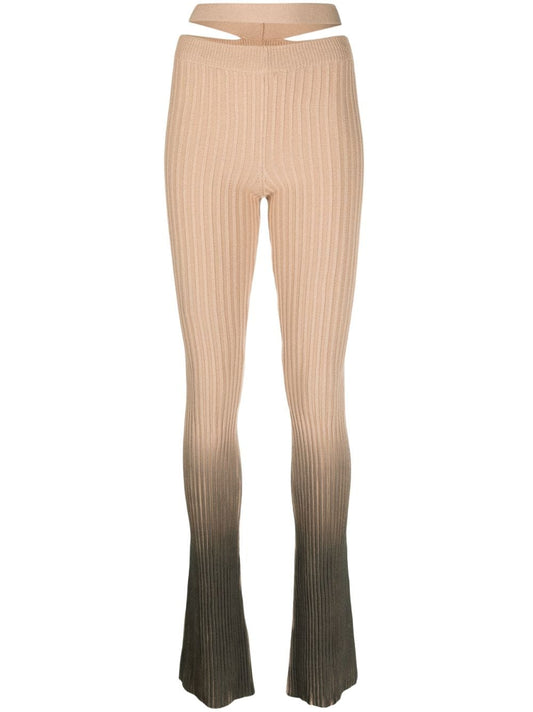 Andreādamo Andreadamo Knitフレアパンツ - Image 1