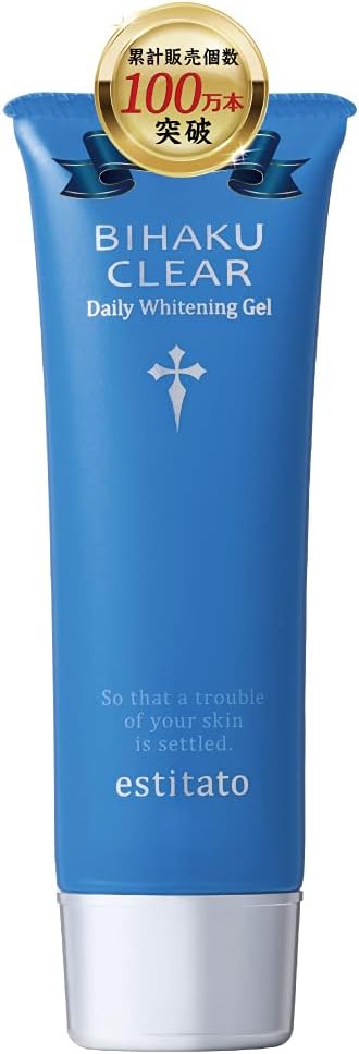 Quasi-drug Bihaku Clear Whitening Cream All-in-One Gel Stain Hyaluronic Acid Safe Healthy Life 50g/Bottle