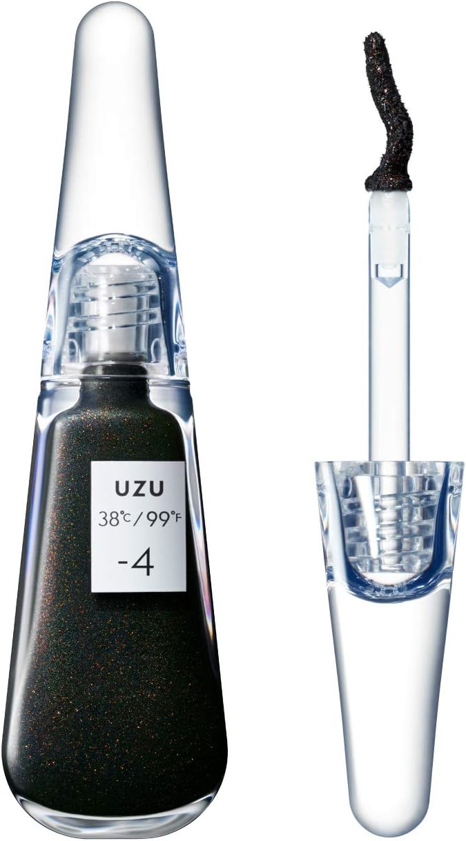 UZU BY FLOWFUSHI Lip Treatment, 38°C / 99°F (-4 Black), Lip Care, Beauty Bacteria, Moisturizing, Unscented, Hypoallergenic