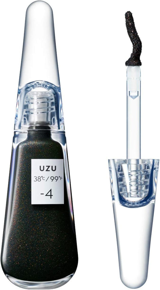 UZU BY FLOWFUSHI Lip Treatment, 38°C / 99°F (-4 Black), Lip Care, Beauty Bacteria, Moisturizing, Unscented, Hypoallergenic