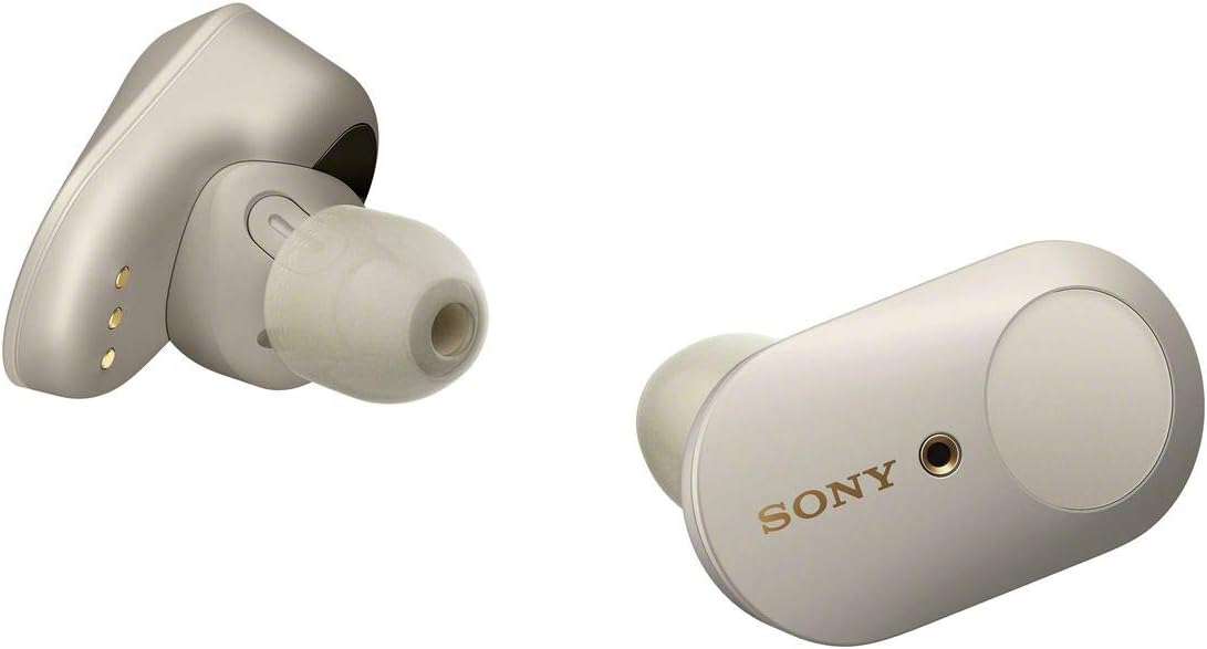 Sony WF-1000XM3 Wireless Noise Cancelling Earbuds, Fully Wireless, Alexa, Bluetooth, High Resolution Equivalent, Up to 6 Hours of Continuous Playback, 2019 Model / Microphone Included, 360