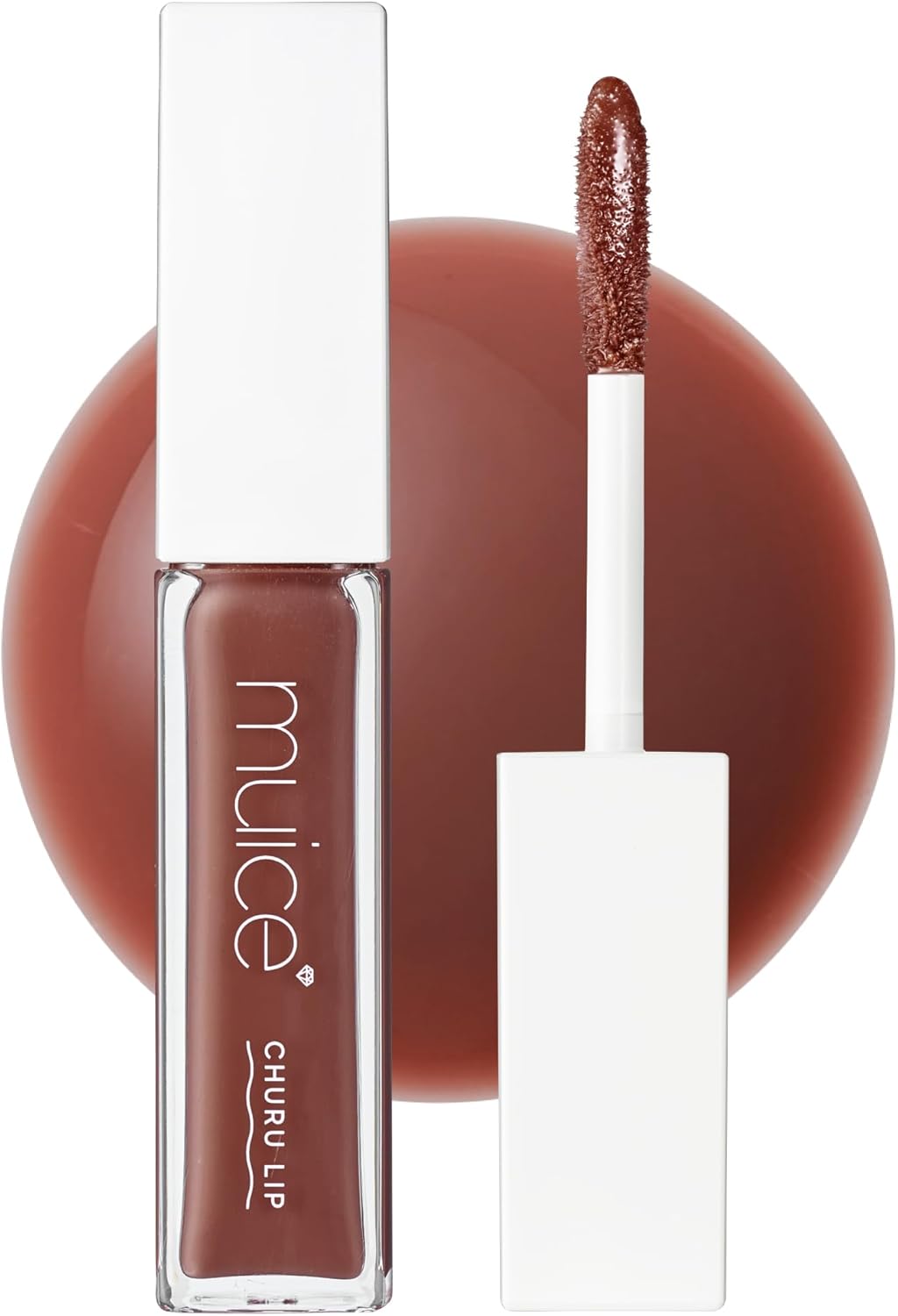muice Churu Lip Lamper 05 Chocolat Fondue, 0.2 oz (6 g) / Lip Plumper, Plump Effect, Plump, Moisturizing, Glitter, Pearl