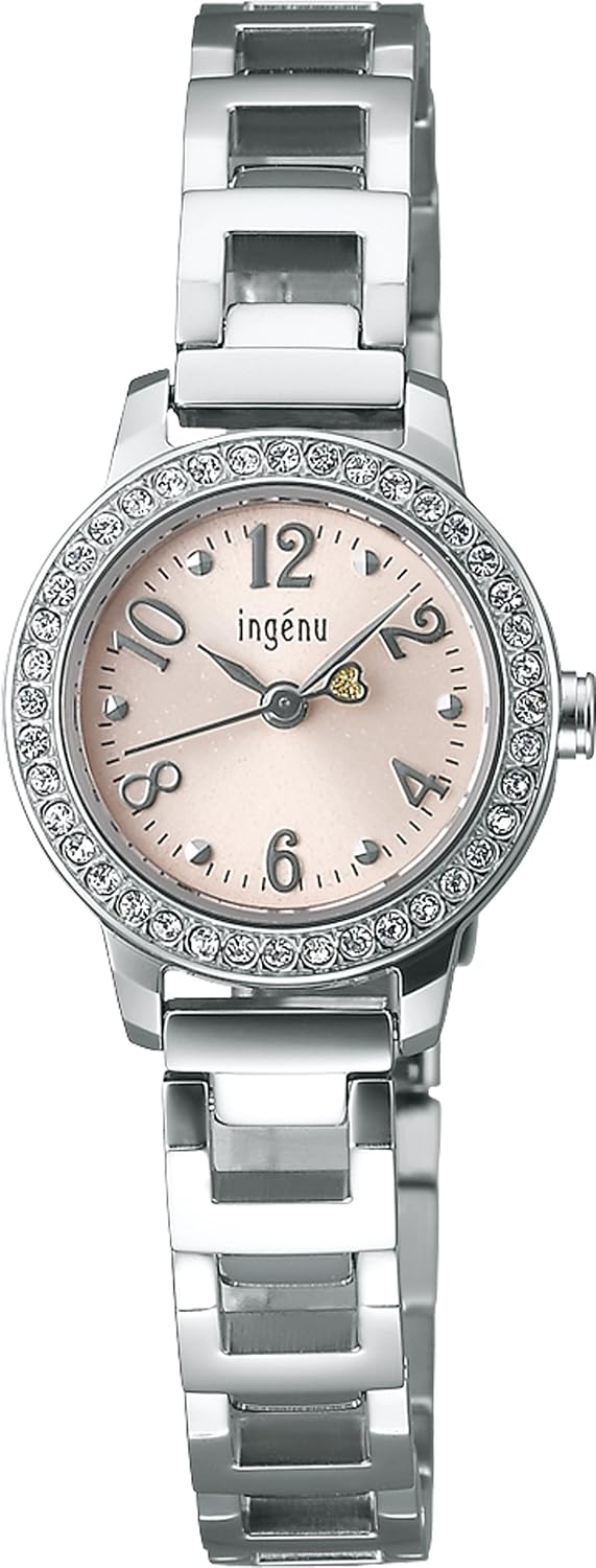 [セイコーウォッチ] 腕時計 アルバ ingenu アンジェーヌ キラキラベゼルコレクション カッパーダイヤル AHJT410 シルバー