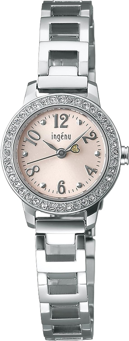 [セイコーウォッチ] 腕時計 アルバ ingenu アンジェーヌ キラキラベゼルコレクション カッパーダイヤル AHJT410 シルバー