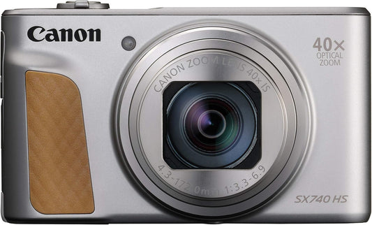 Canon コンパクトデジタルカメラ PowerShot SX740 HS シルバー 光学40倍ズーム/4K動画/Wi-Fi対応 PSSX740HSSL