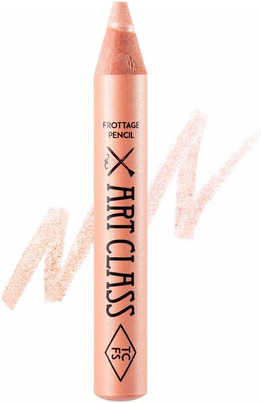 Too cool for school Art Class Frottage Pencil/Artclass Frottage Pencil 0.04 oz (1.1 g) Eyeshadow Cheek Highlighter (09 SHEER NUDE)