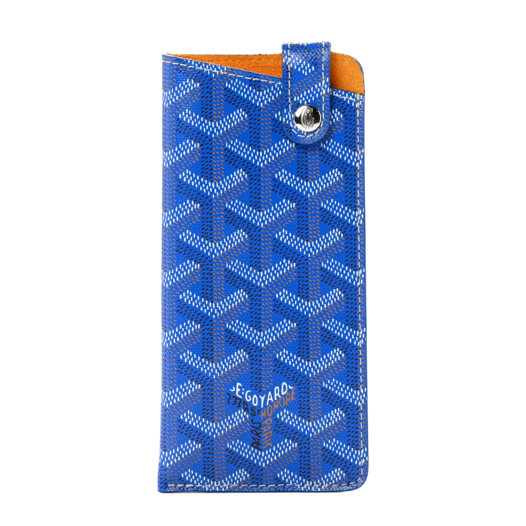 GOYARD GOYARDINE 'MONTMARTRE SKY BLUE' GLASSES CASE