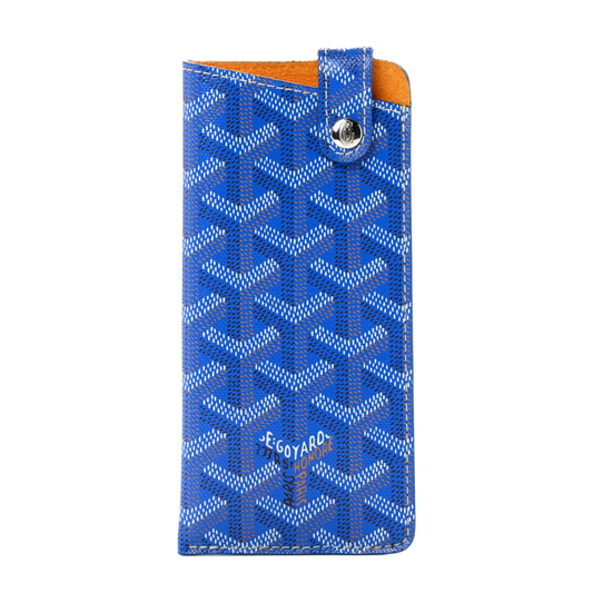 GOYARD GOYARDINE 'MONTMARTRE SKY BLUE' GLASSES CASE