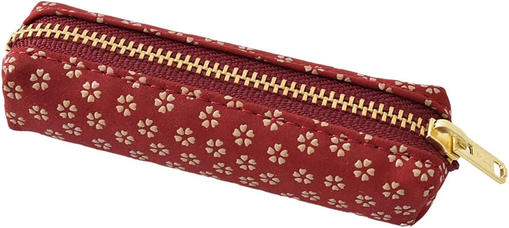 Japanese Pattern, Accessory Pouch, Made in Japan, Nagomiya, Traditional Crafts, Koshu Inden Brand, Deerskin, Genuine Leather, Lacquer, Unisex