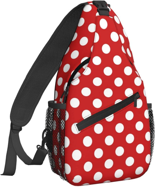 Famame Mochila bandolera para el pecho, bolsa de hombro, gimnasio, ciclismo, viajes, senderismo, mochila para hombres y mujeres, MultiColor37, Tamaño único