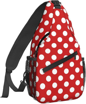 Famame Mochila bandolera para el pecho, bolsa de hombro, gimnasio, ciclismo, viajes, senderismo, mochila para hombres y mujeres, MultiColor37, Tamaño único